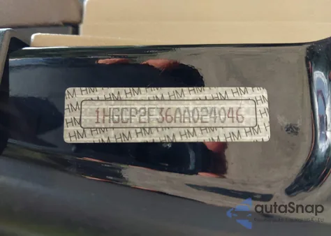 2010 Honda Accord 2.4 Lx из США, поврежденный, VIN 1HGCP2F36AA024046